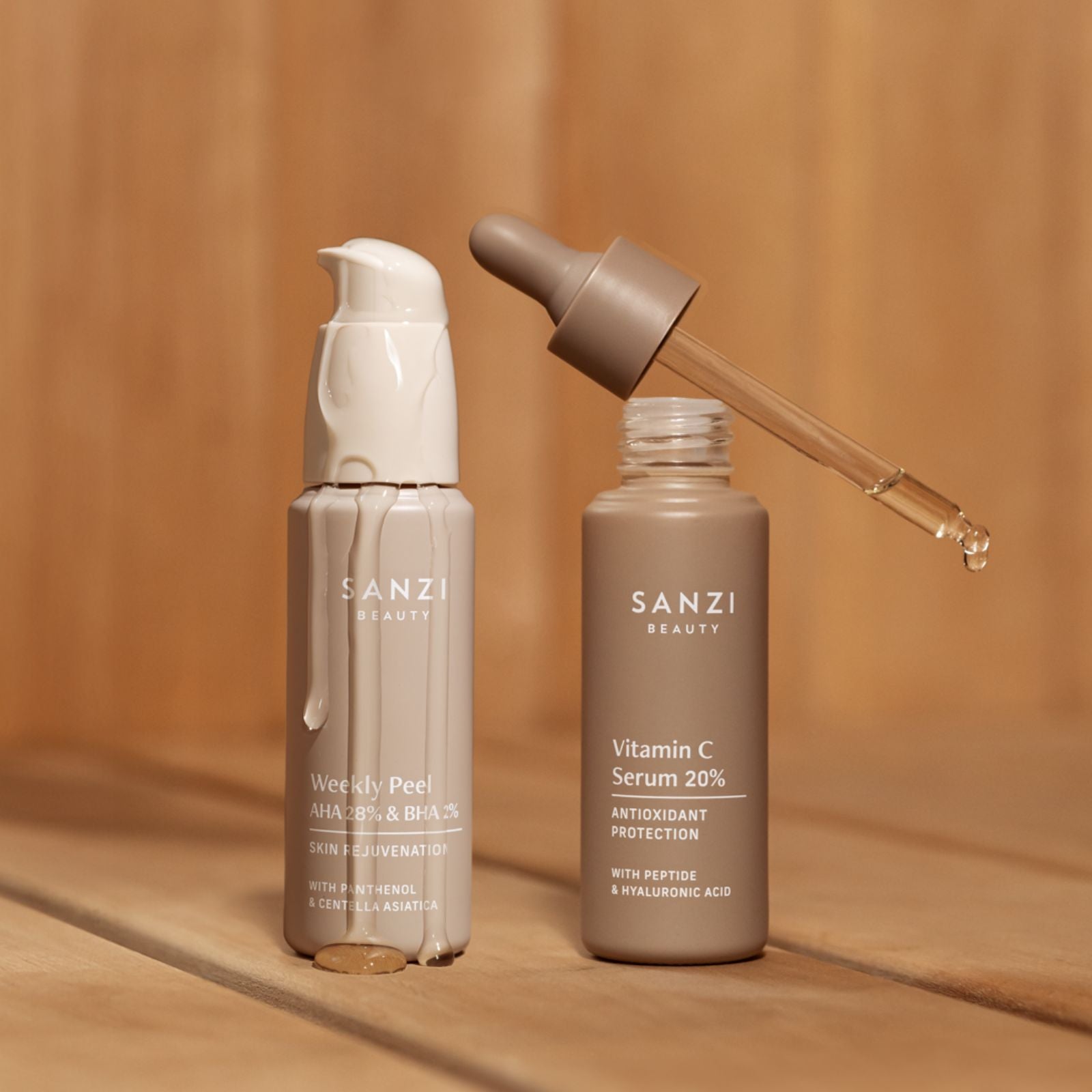 PAKKE: VITAMIN C SERUM 20% + WEEKLY PEEL