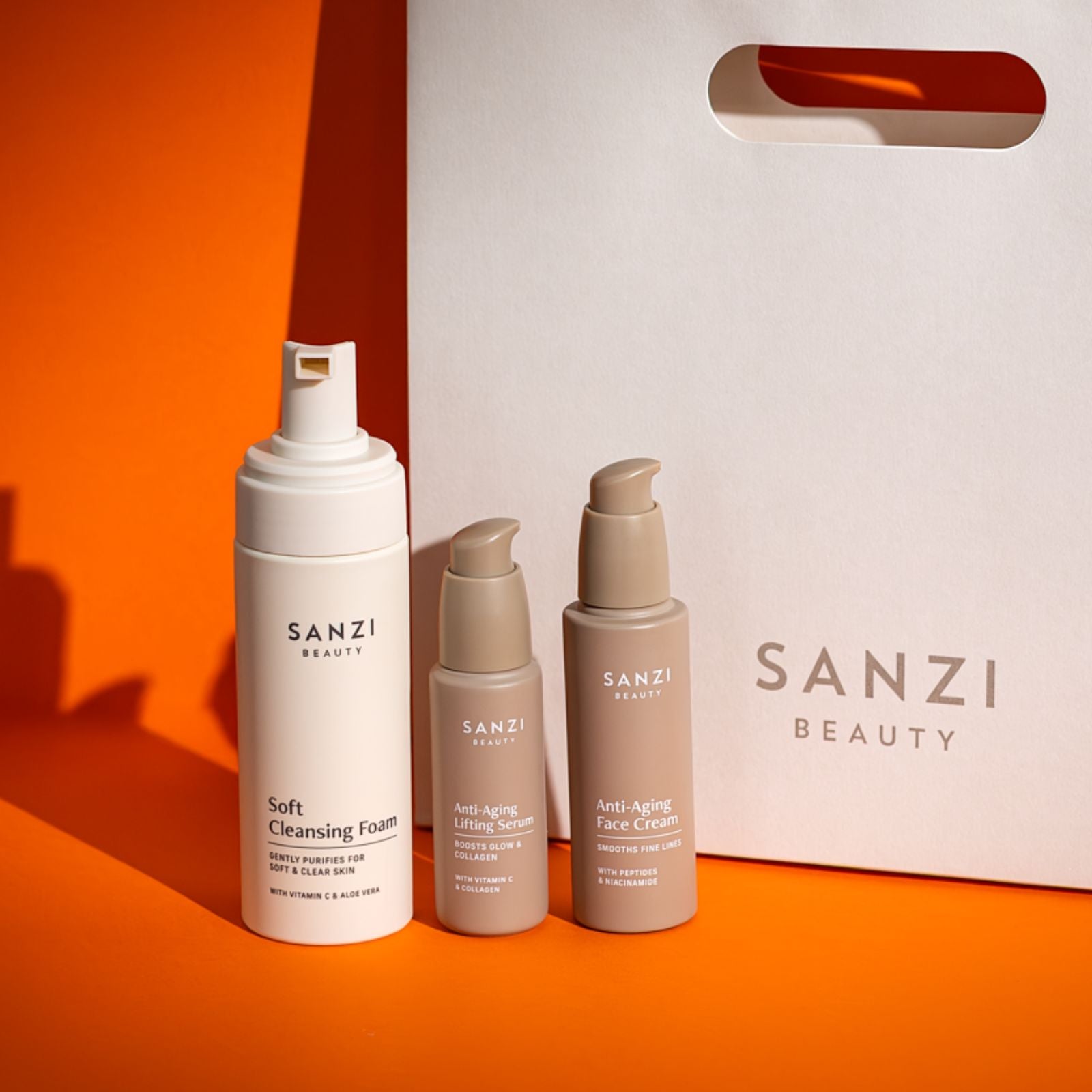 JULEPAKKE: CLEANSE + ANTI-AGING SERUM + ANTI-AGING FACE CREAM