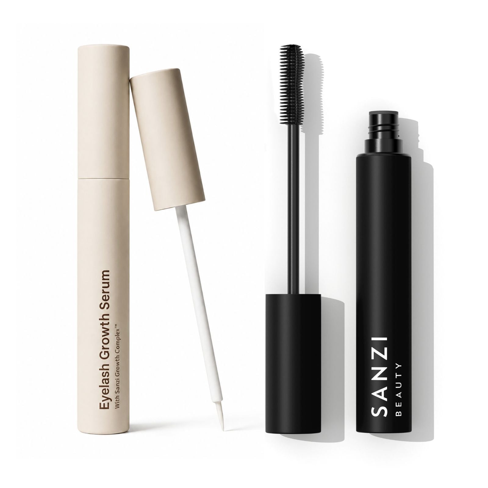PAKKE: EYELASH GROWTH SERUM WITH SANZI GROWTH COMPLEX™ 5 ML + MASCARA EXTRA VOLUME