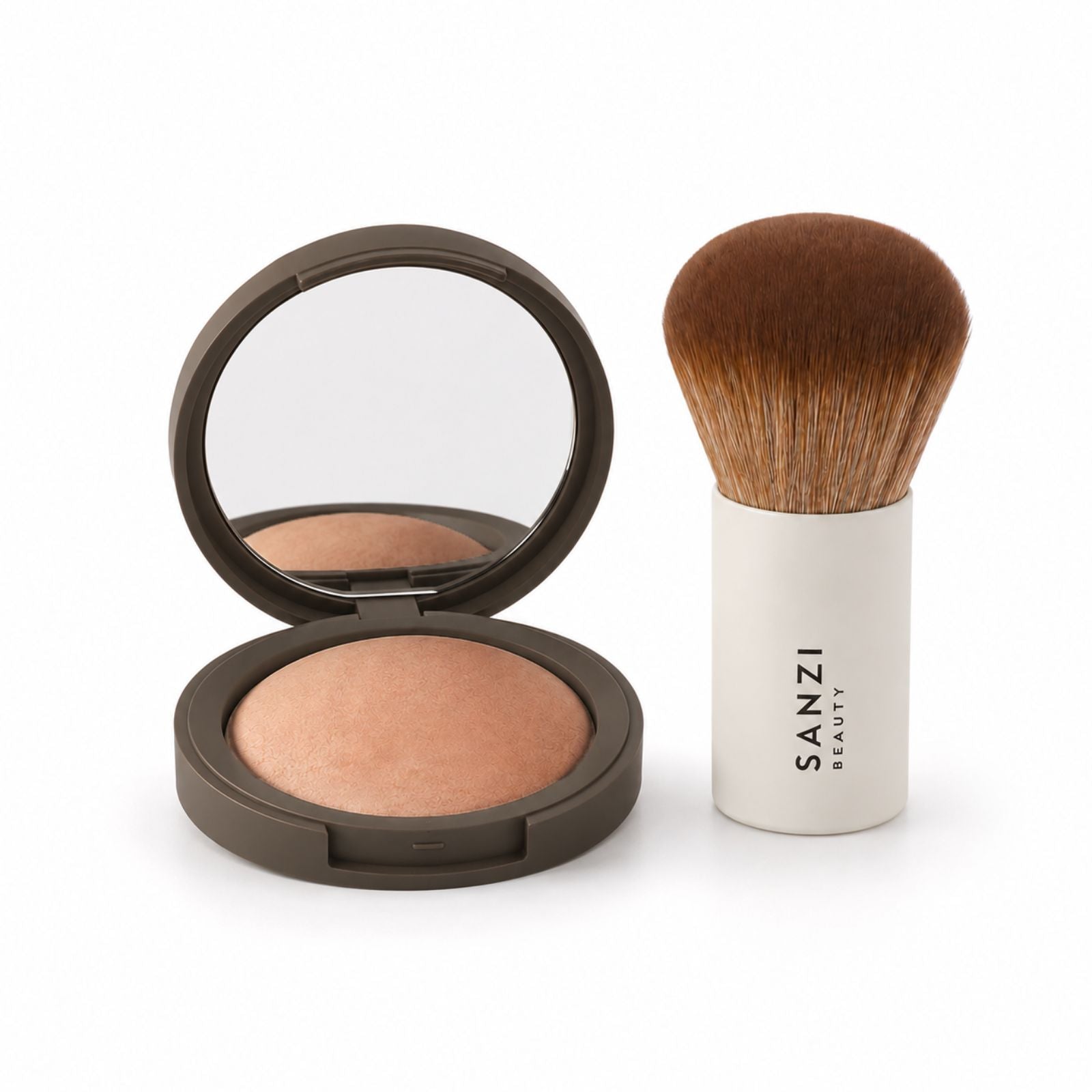 PAKKE: SILKY BAKED POWDER + KABUKI BRUSH