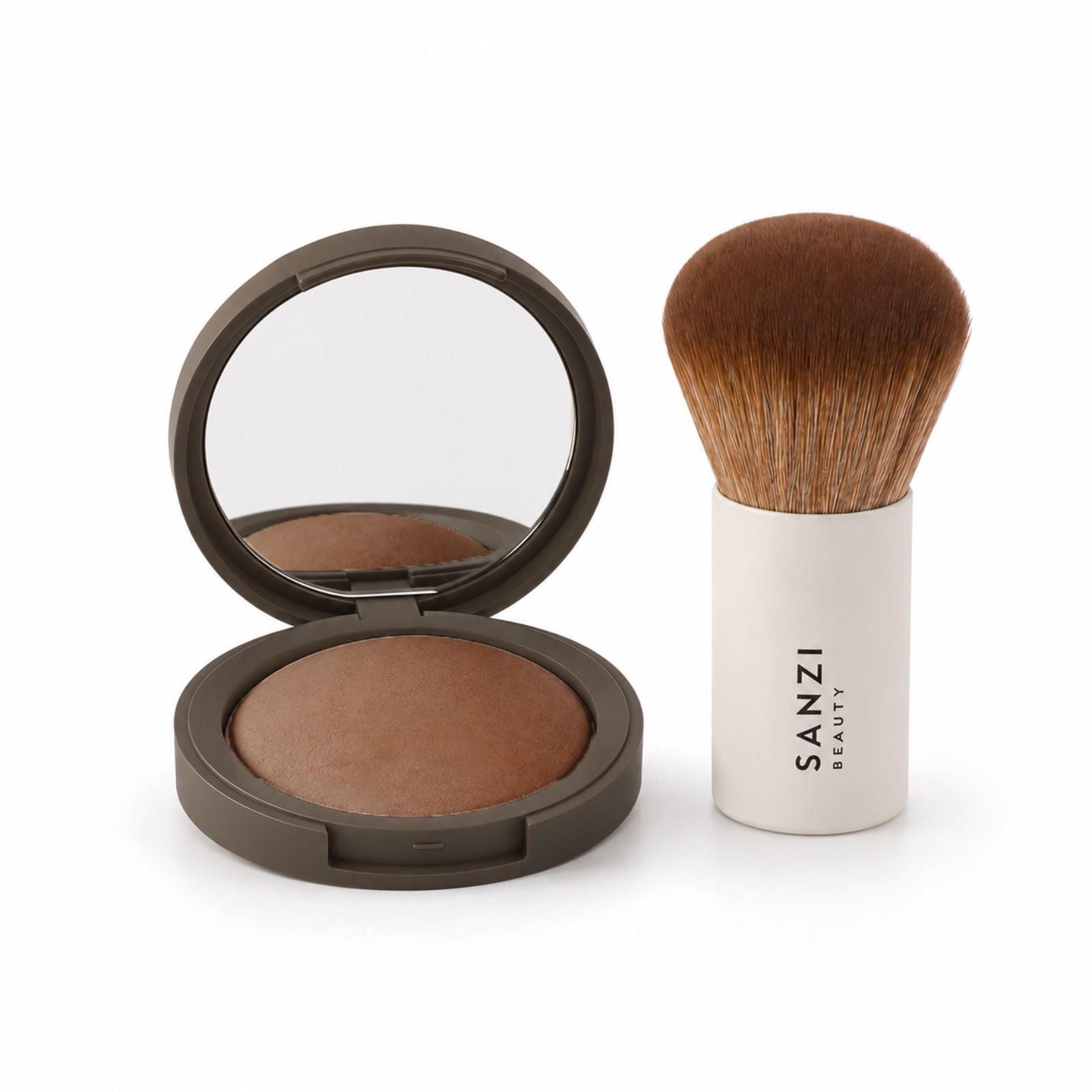 PAKKE: SILKY BAKED POWDER + KABUKI BRUSH
