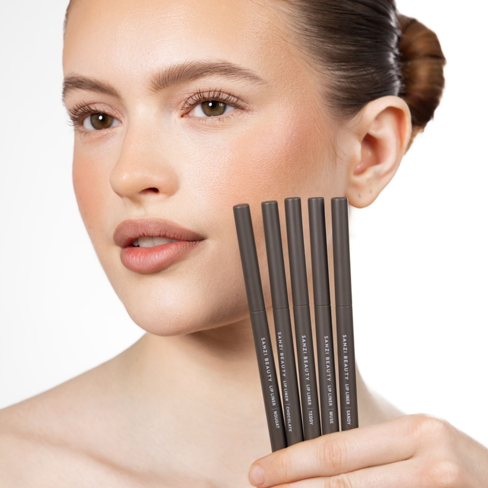 PAKKE: 5 x LIP LINER (MUSE, SANDY, NOUGAT, TEDDY & CHOCOLATE)