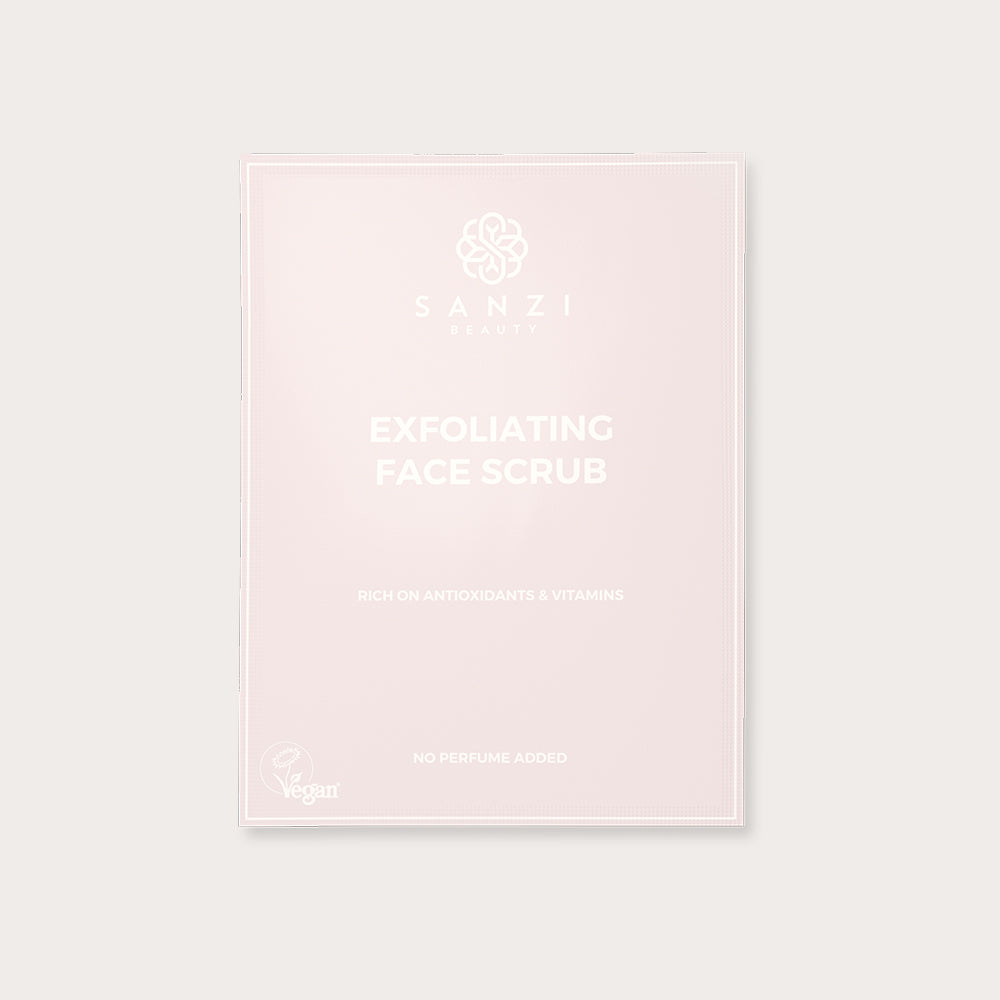 Hudplejeprøve på Exfoliating Face Scrub fra Sanzi Beauty