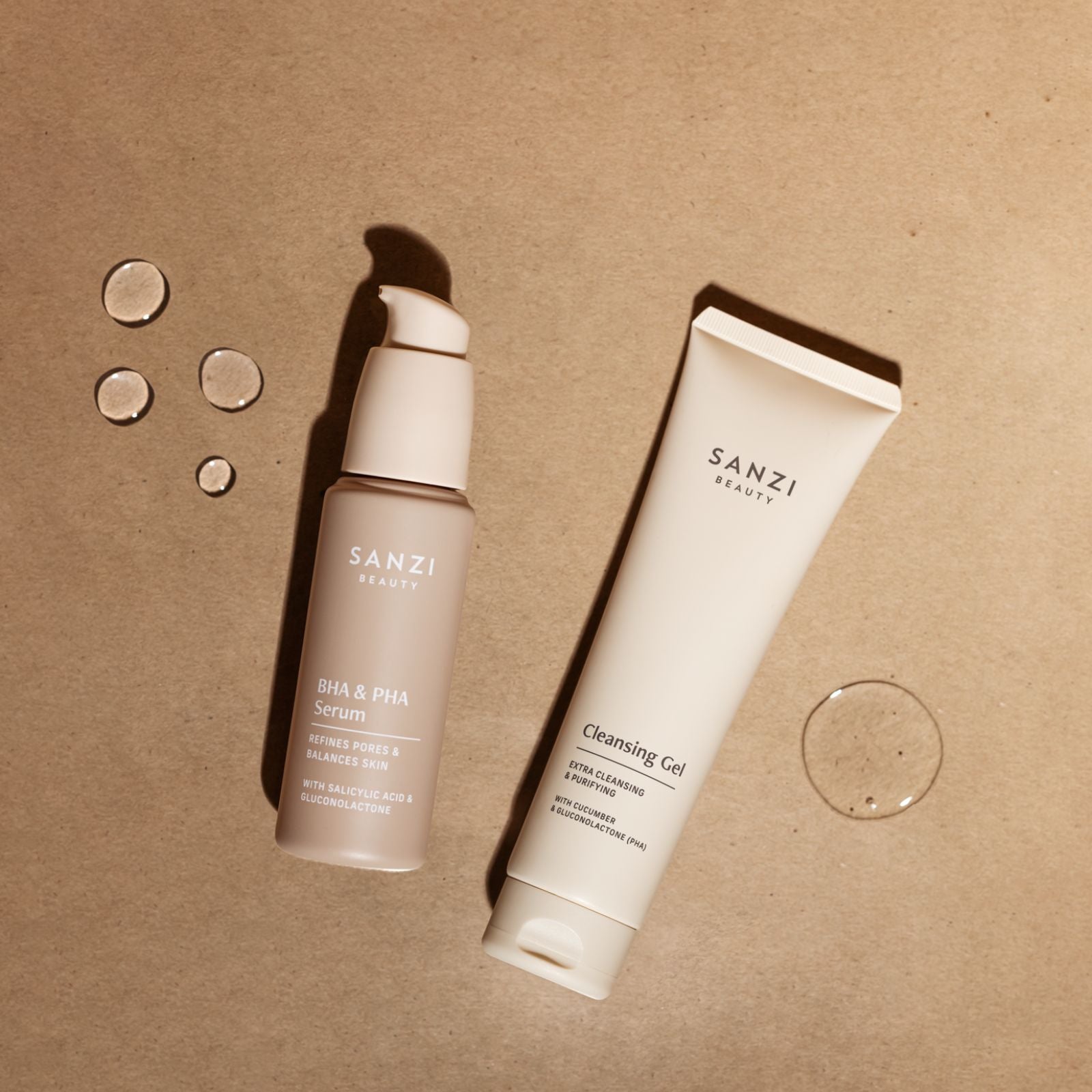 PAKKE: CLEANSING GEL + BHA/PHA SERUM