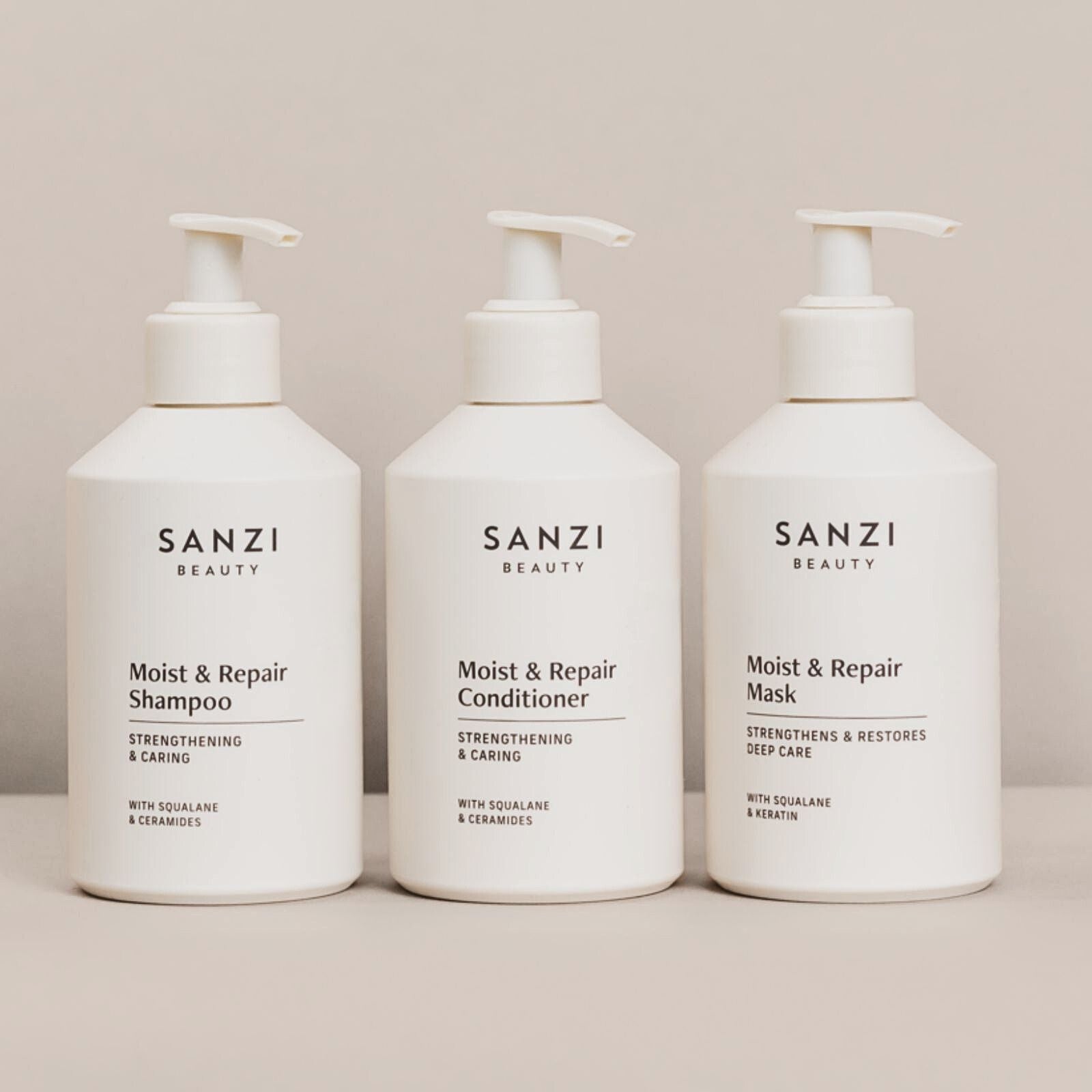 MOIST & REPAIR PAKKE: SHAMPOO + CONDITIONER + MASK