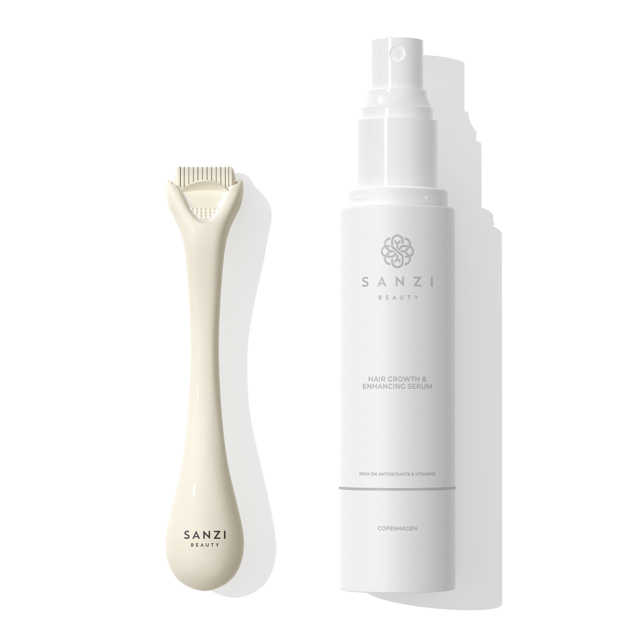 PAKKE: HAIR GROWTH SERUM & MICRO NEEDLE ROLLER