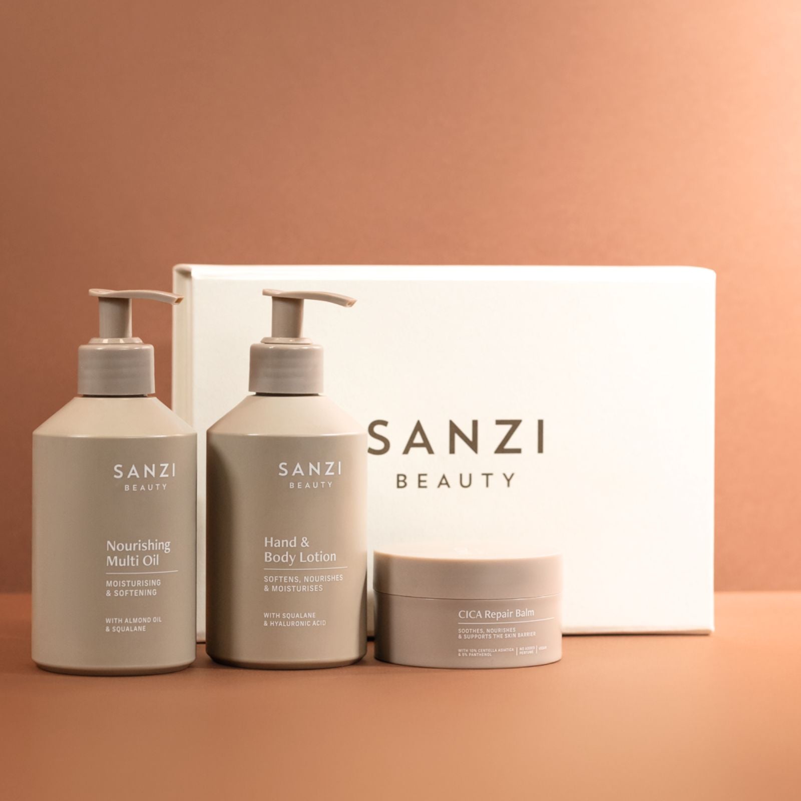 GRAVIDITETSPAKKE: BODY OIL + LOTION + CICA REPAIR BALM