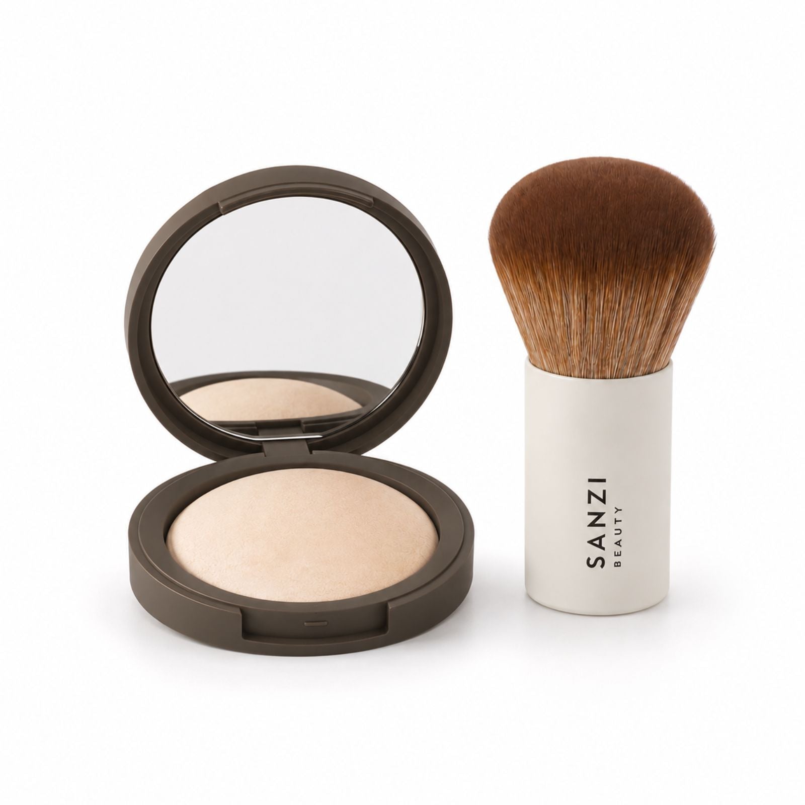 PAKKE: SILKY BAKED POWDER + KABUKI BRUSH