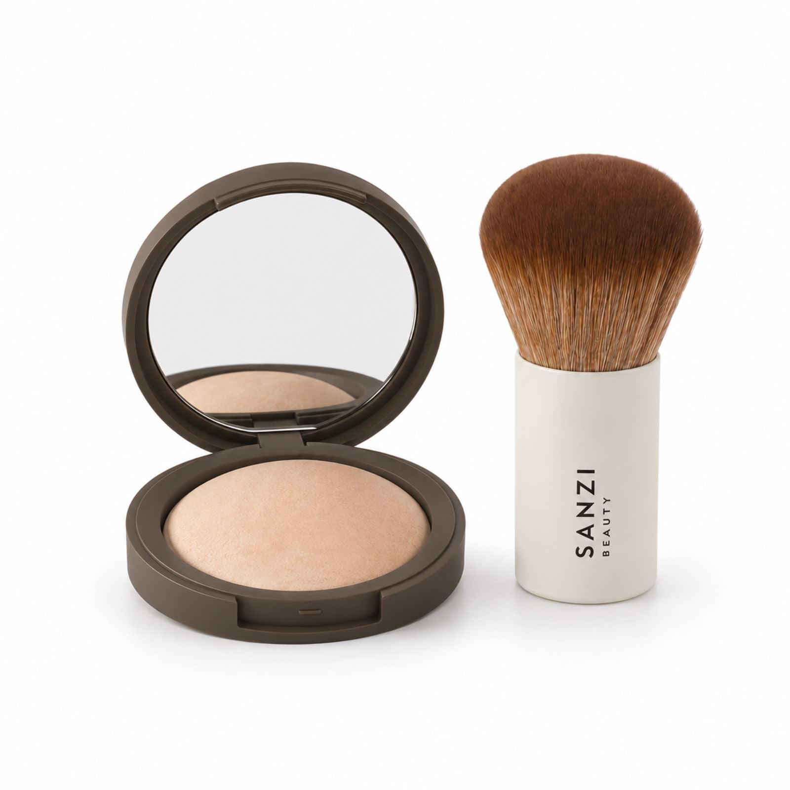 PAKKE: SILKY BAKED POWDER + KABUKI BRUSH