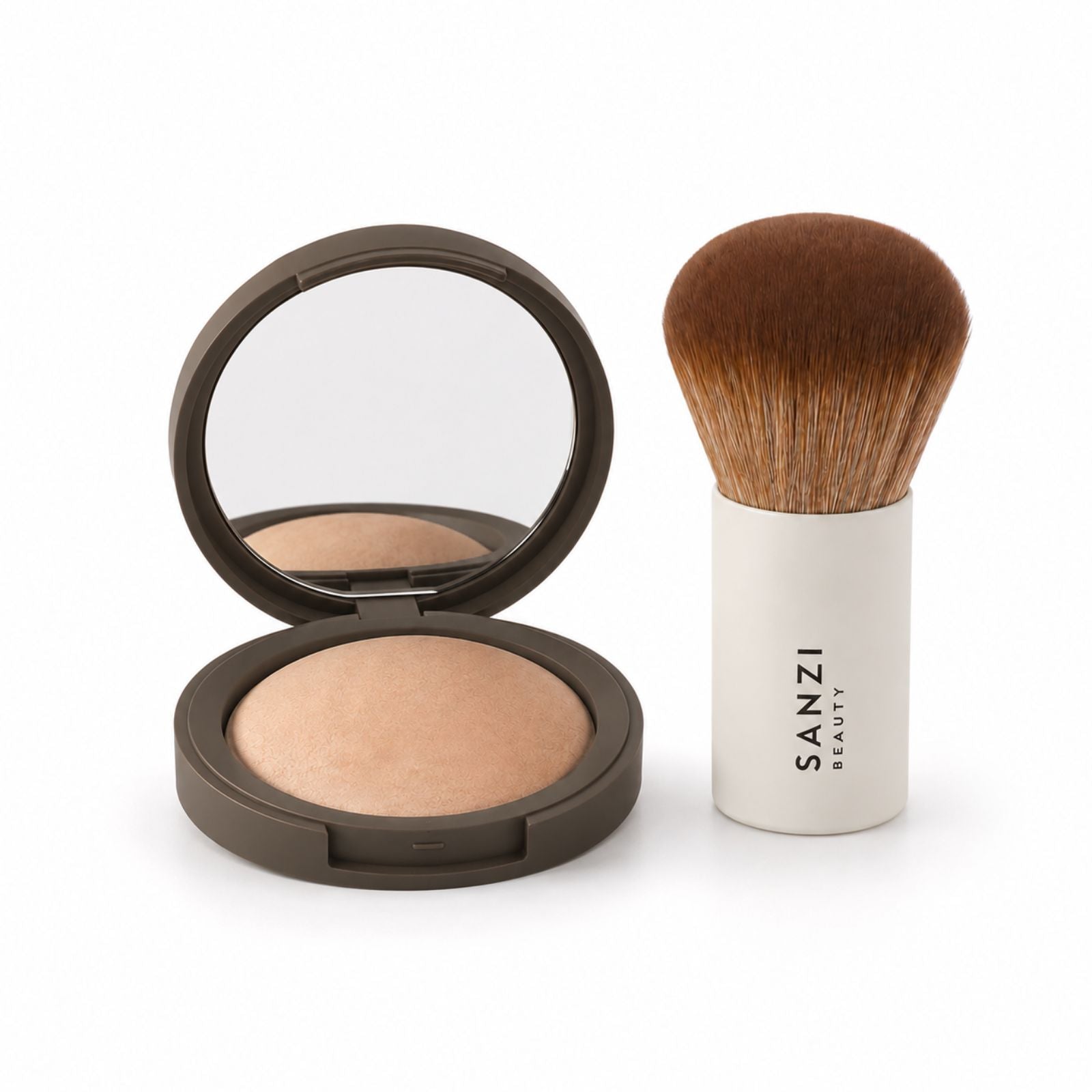 PAKKE: SILKY BAKED POWDER + KABUKI BRUSH