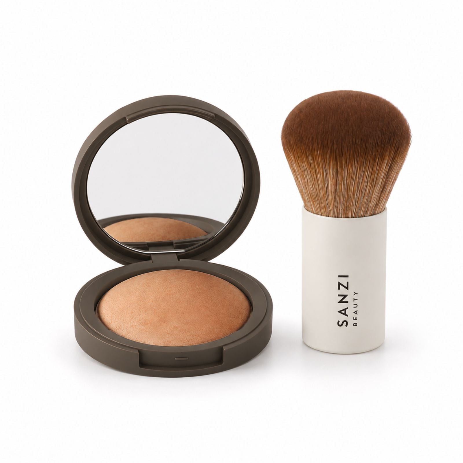 PAKKE: SILKY BAKED POWDER + KABUKI BRUSH
